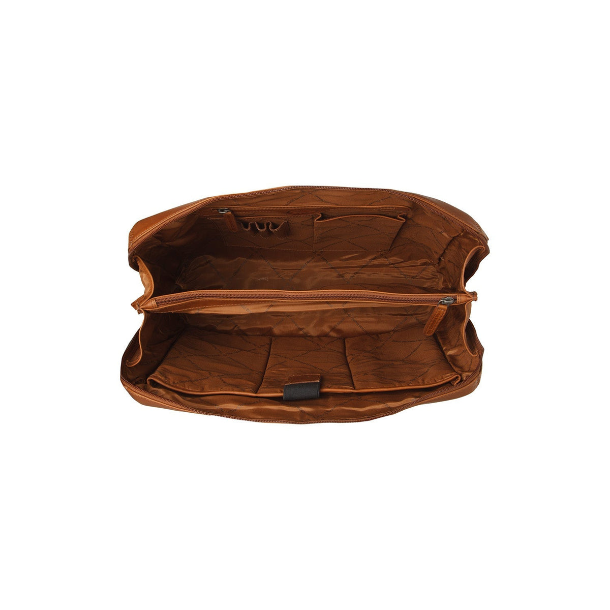 
Cognac Leather Laptop Bag Levanto, detail view 5