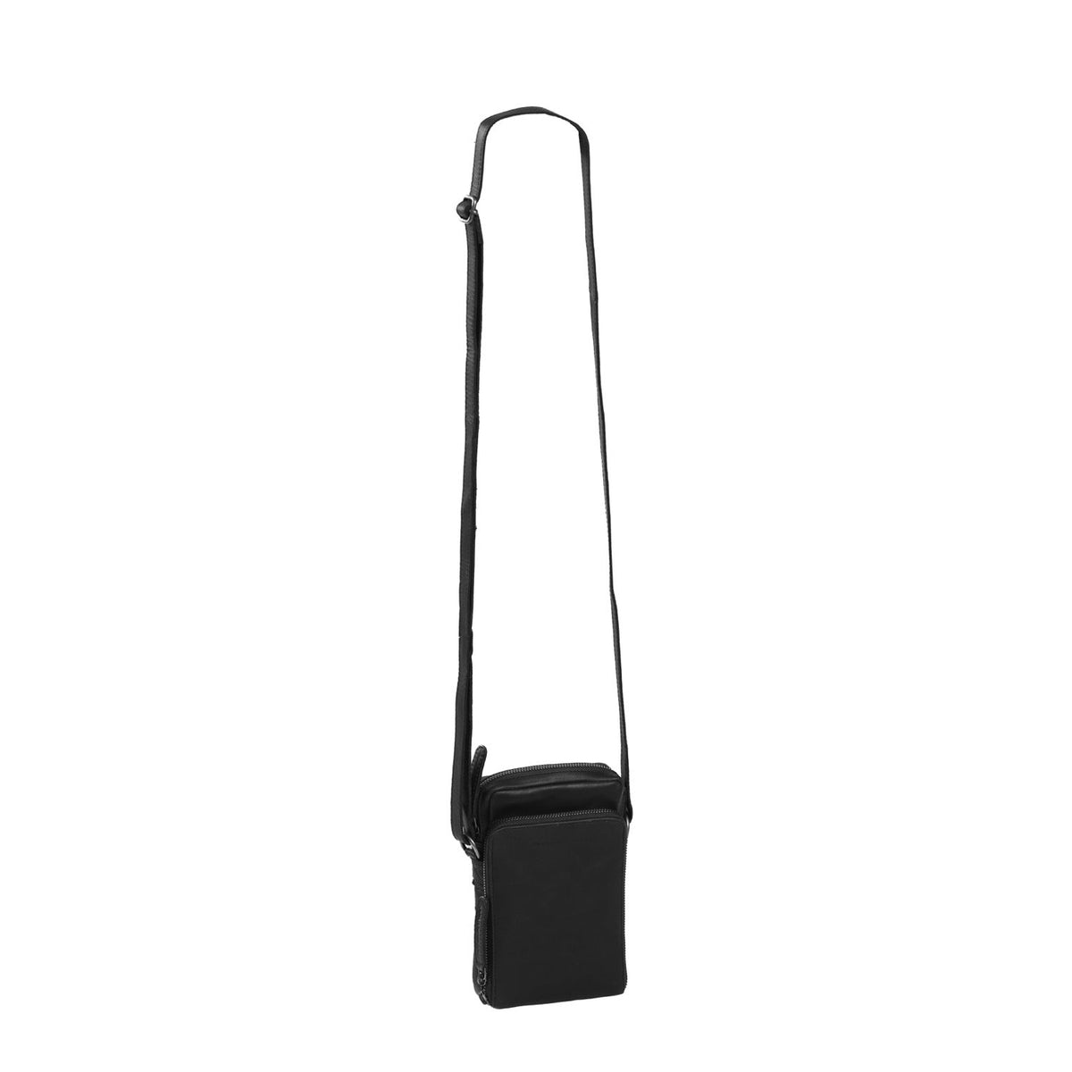 
Hamilton Цельнозерновая кожа Phone Bag - Вид сбоку, демонстрирующий эргономичный крой рукава