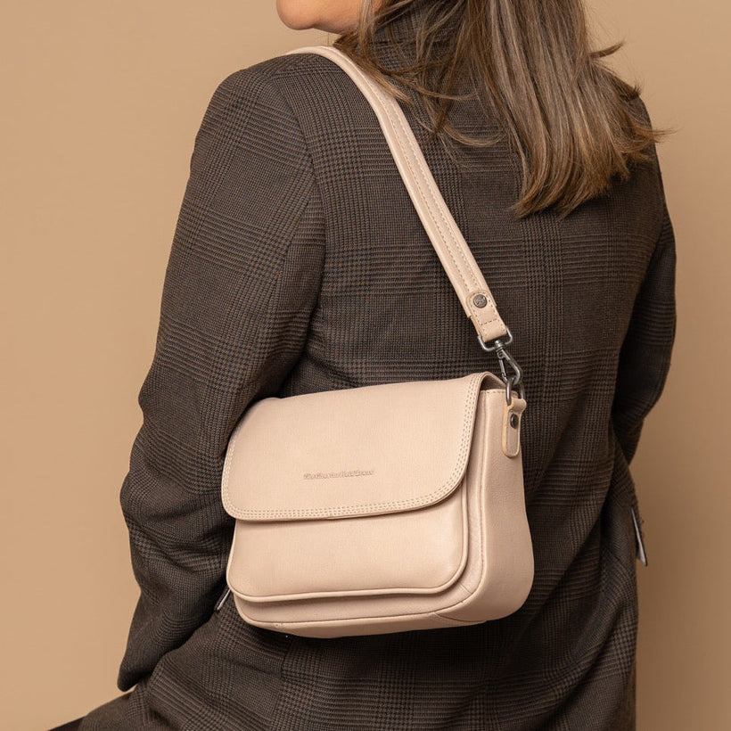 Miloa Full-Grain Leather Shoulder Bag женская