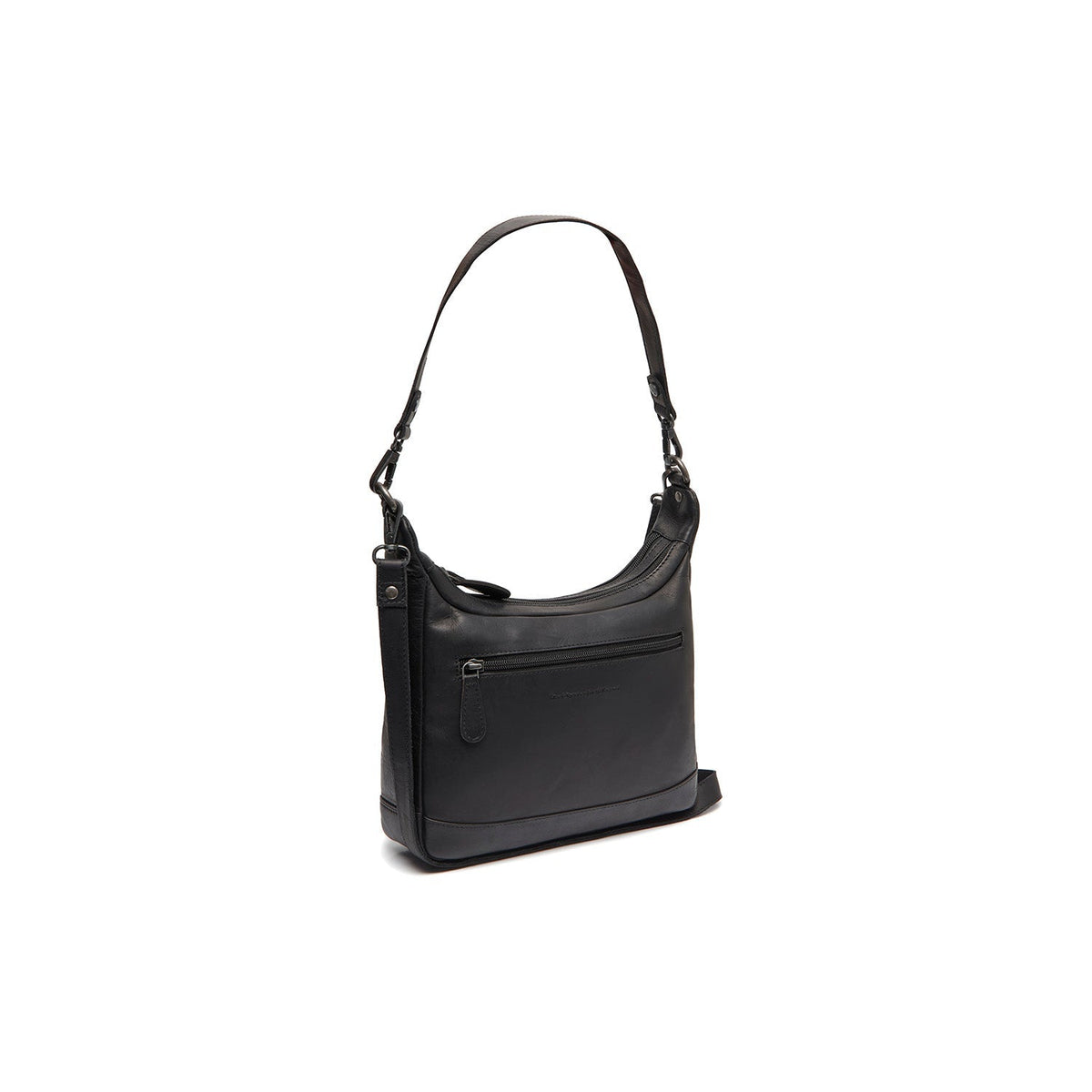 Mirave Full-Grain Leather Shoulder Bag in Classic 100% Full-Grain Leather - Full Exterior Front Profile View | Buy Online