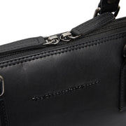 
Classic 100% Full-Grain leather Bag - Вид сзади с усиленными кожаными ремнями и прострочкой