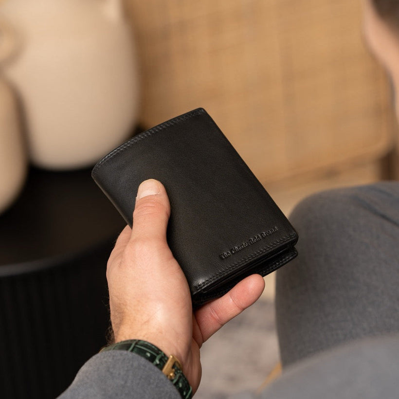 Leroy Full-Grain Leather Wallet мужская