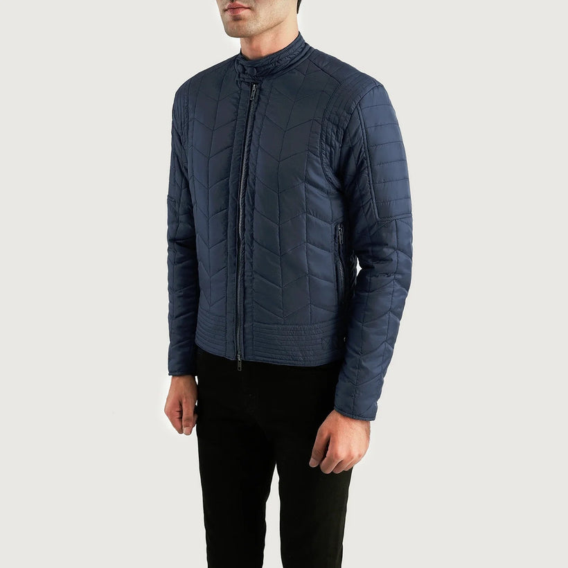 Nyle Quilted Windbreaker Кожаная куртка мужская