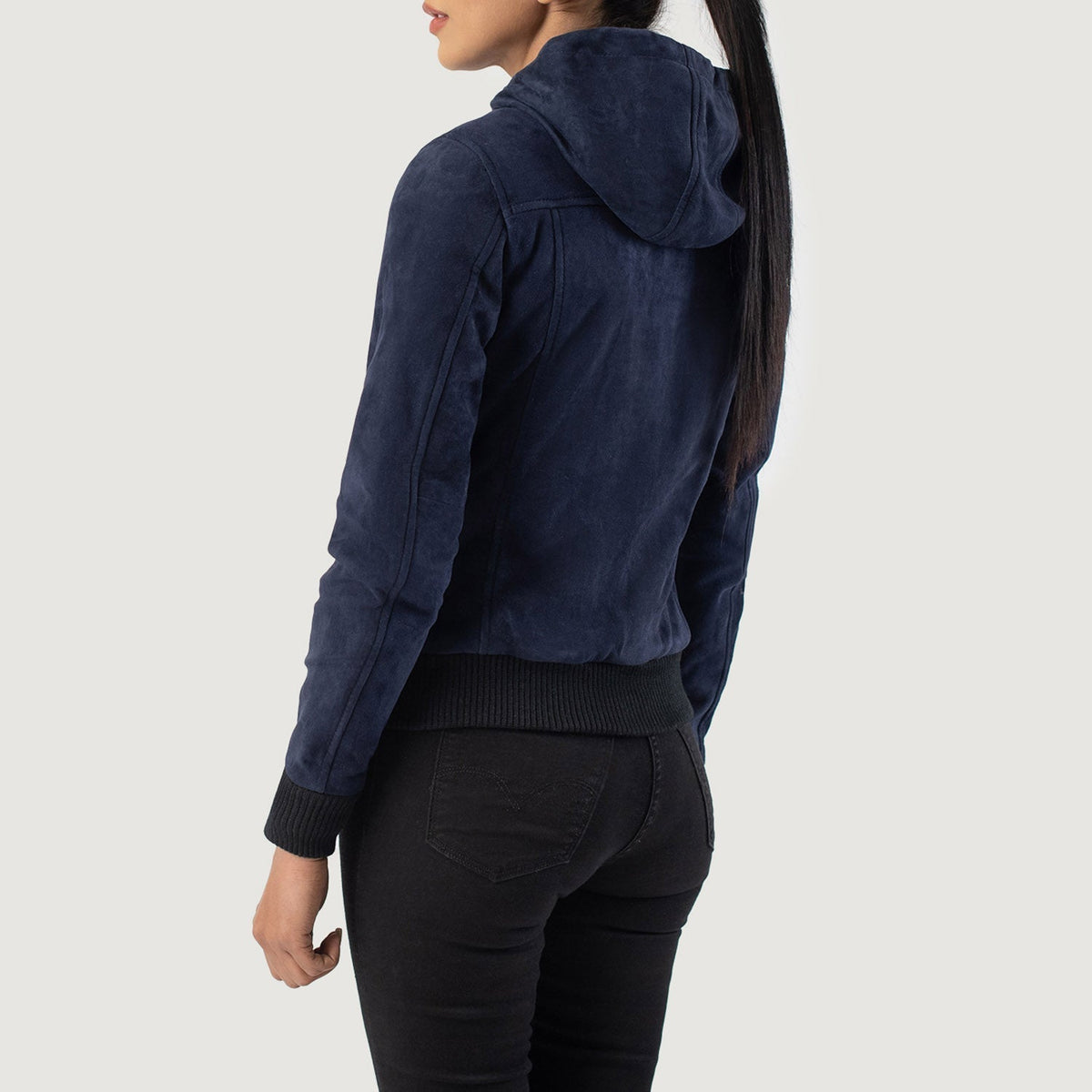 
Rebella Hooded Кожаный бомбер для Женщин – alternate product view 5