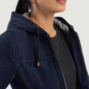 
Rebella Hooded Кожаный бомбер для Женщин – alternate product view 6