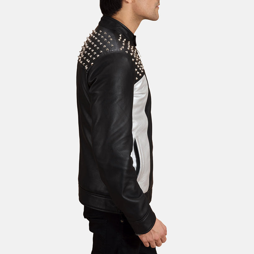 Shapron Studded Кожаная косуха мужская