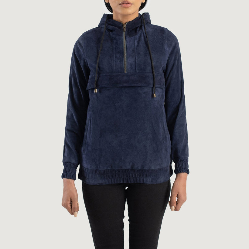 Zest Hooded Pullover Кожаная куртка для Женщин